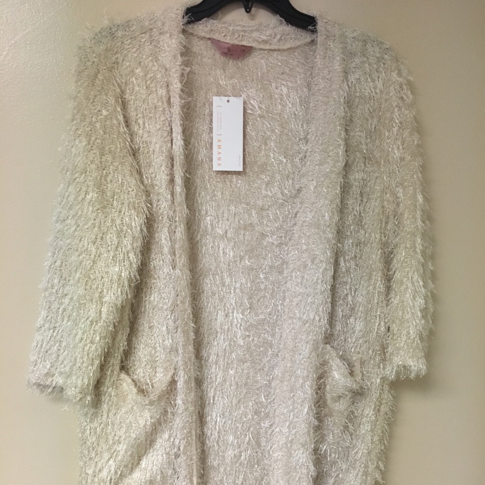Amana two pocket Cardigan - Sz 2X